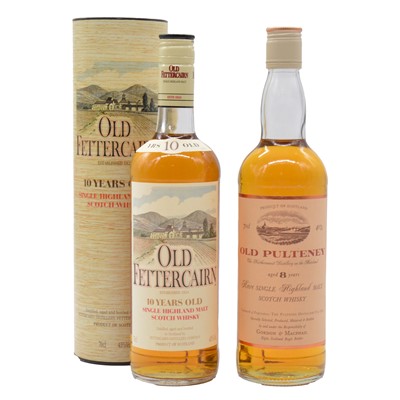 Lot 162 - Two bottles of single Highland malt whisky - Old Fettercairn, Old Pulteney