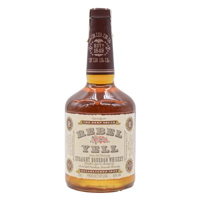 Lot 100 - Rebel Yell, Old Kentucky Straight Bourbon Whiskey, 1990s bottling