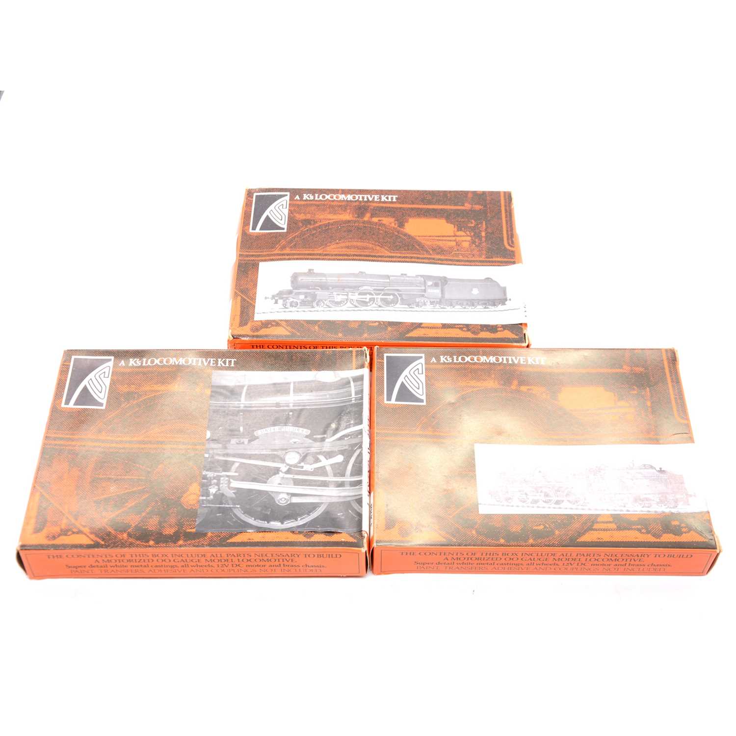 Lot 91 - Three Keyser OO gauge locomotive kits, boxed