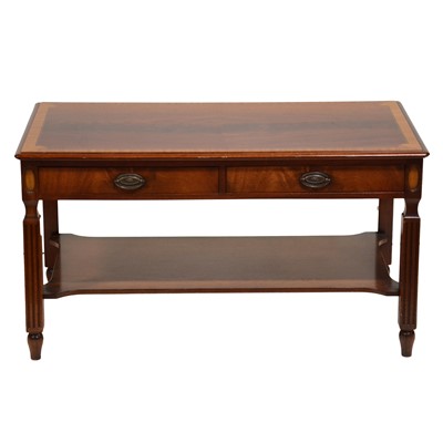 Lot 437 - Modern mahogany coffee table