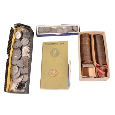 Lot 214 - A collection of British post-1947 coins and banknotes.