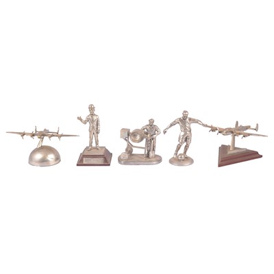 Lot 142 - English Miniatures Pewter; thirty-three models