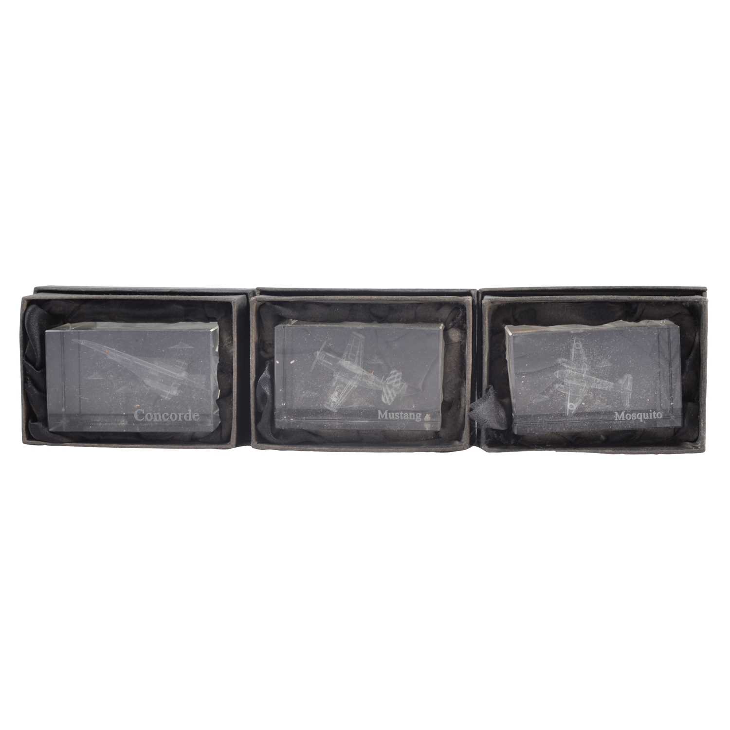 Lot 54 - Crystal Visions, fifteen sets of crystal Aero paperweights, boxed.