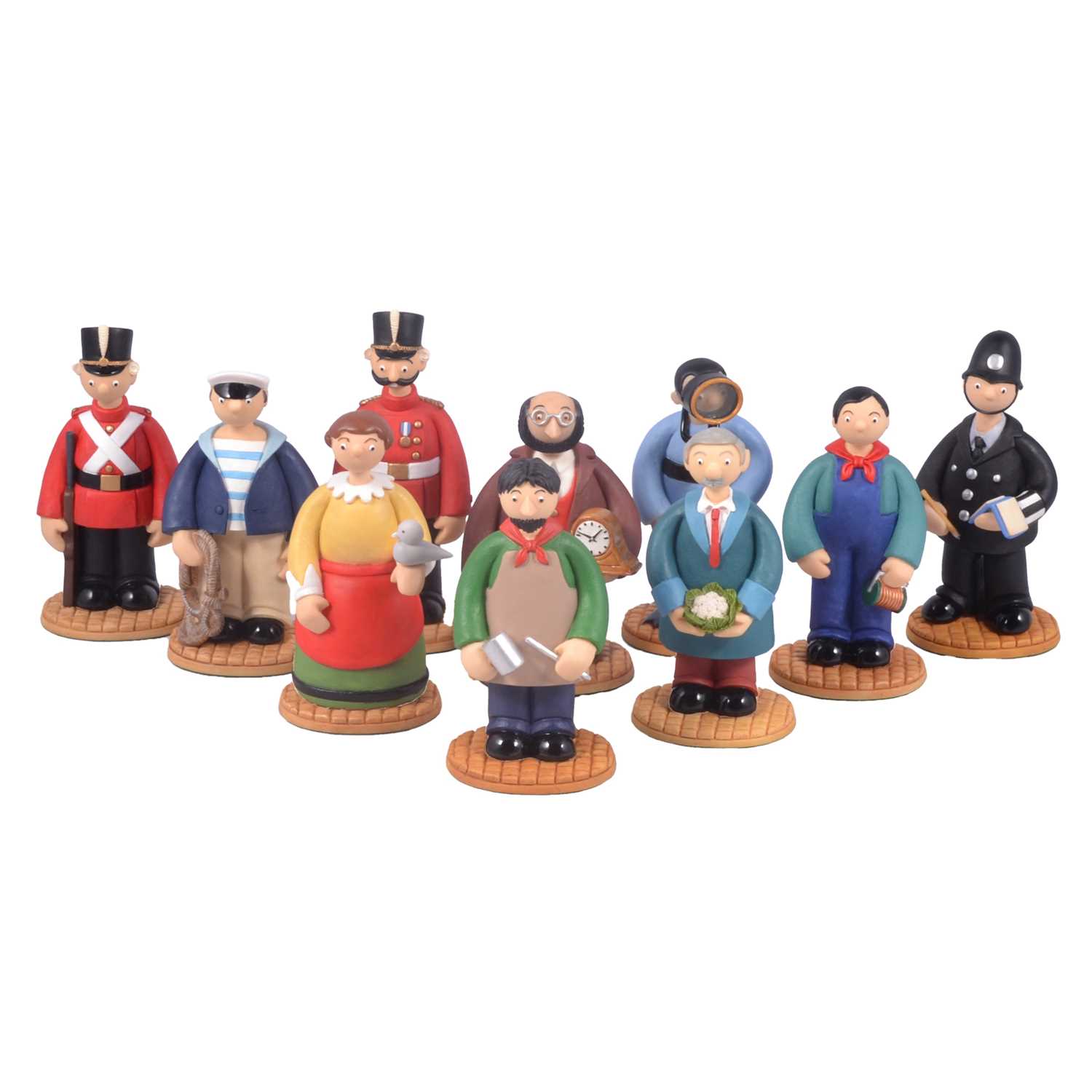 Lot 88 - Ten Robert Harrop Camberwick Green figures, boxed