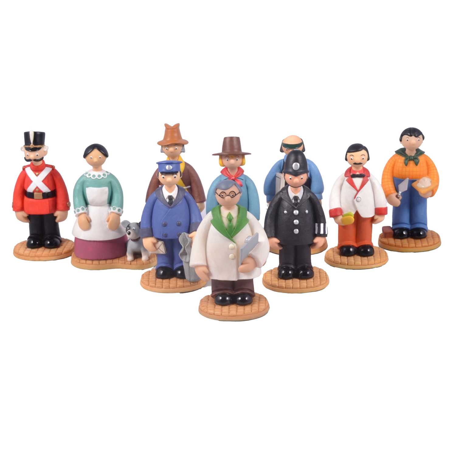 Lot 71 - Ten Robert Harrop Camberwick Green figures, boxed