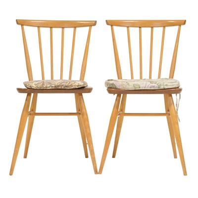 Lot 186 - Ercol, two 'Heritage' spindle back dining chairs