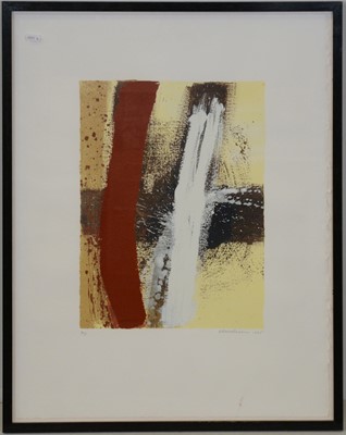 Lot 235 - Wilhelmina Barns-Graham, Venetian Red, Yellow, Ochre, Black White & Lemon