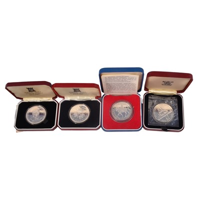 Lot 205 - Small collection of silver proof coins.