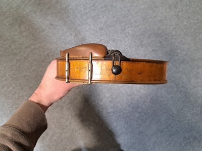 Lot 155 - Boosey & Hawkes rosewood clarinet and a violon