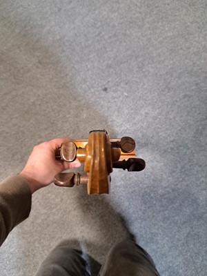 Lot 155 - Boosey & Hawkes rosewood clarinet and a violon