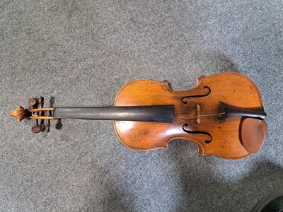 Lot 155 - Boosey & Hawkes rosewood clarinet and a violon