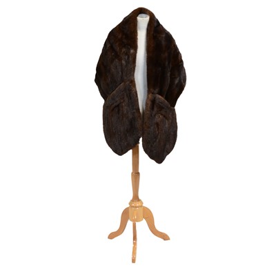 Lot 185 - Karter mink stole, another stole and two fur hats.