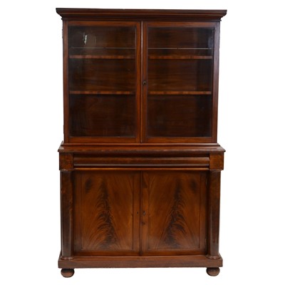 Lot 350 - William IV mahogany bookcase