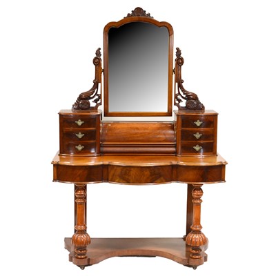 Lot 394 - Victorian mahogany ‘Duchess’ dressing table