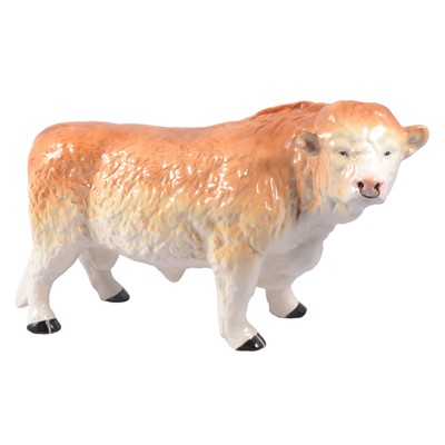 Lot 9 - Melba Ware pottery model of a Bull