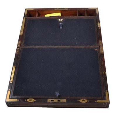 Lot 126 - Hicks of Wigmore Street rosewood writing slope.