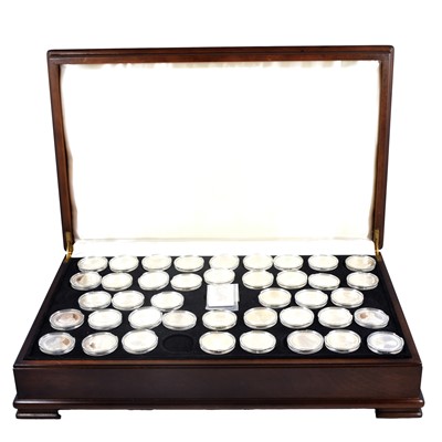 Lot 194 - Birmingham Mint Kings and Queens of the British Isles limited edition silver coin collection.