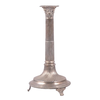 Lot 249 - A single silver candlestick, Mappin & Webb, Sheffield 1901.