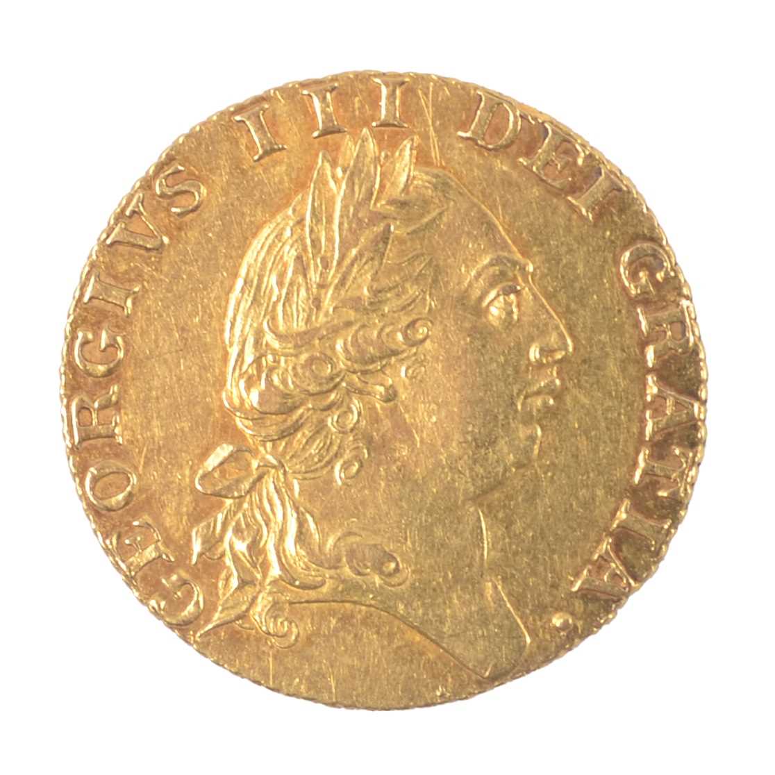 Lot 205 - George III Gold Spade Guinea, 1787