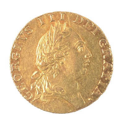 Lot 219 - George III Gold Spade Guinea, 1787