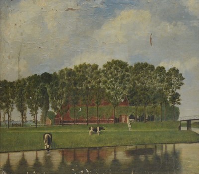 Lot 305 - English Naive School, Dutch barn