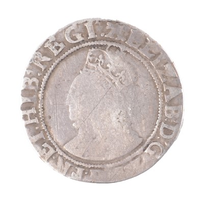 Lot 218 - Elizabeth I shilling, Tower Mint mark.