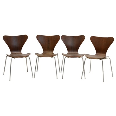 Lot 115 - Set of four Arne Jacobsen for Fritz Hansen Ant chairs