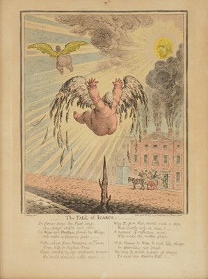 Lot 283 - James Gillray, The Fall of Icarus