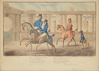 Lot 294 - James Gillray, The Morning Ride