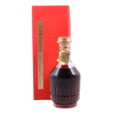 Lot 138 - Hennessy Xo Cognac, in Baccarat Crystal Carafe