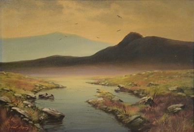 Lot 274 - Michael Aspery, Misty Evening, Selkirk