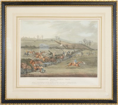 Lot 383 - Henry Pyall after James Pollard, Northampton Grand Steeple Chase