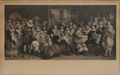 Lot 310 - Kaiser after Van Der Helst, engraving and another print after Yeames