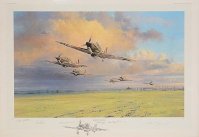 Lot 281 - Robert Taylor, Hurricane Scramble, signed