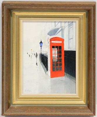 Lot 215 - Janet Ledger, Dilapidated phone box