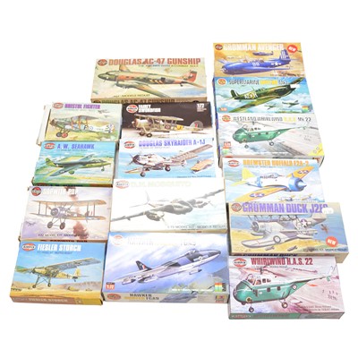 Lot 164 - Fifteen Airfix 1/72 scale kits, boxed