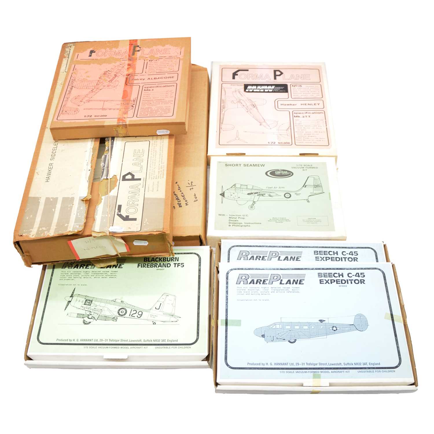 Lot 525 - Eight Contrail, Rare Plane and Forma Plane