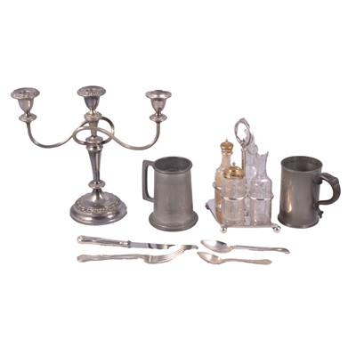 Lot 161 - Quantity of silver plated wares