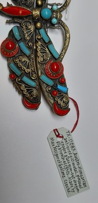 Lot 377 - Two butterfly brooches, possibly Max Neiger of Gablonz.