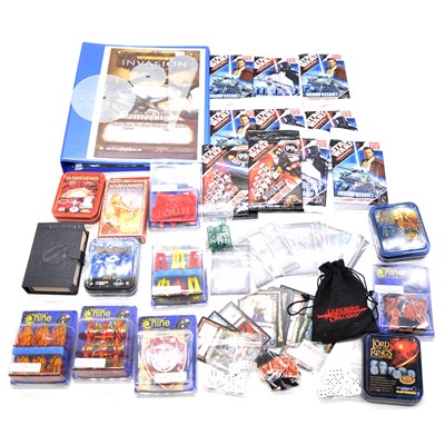 Lot 175 - A collection of collectors cards and gaming tokens