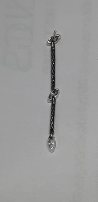 Lot 249 - A pair of diamond drop earrings.
