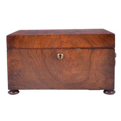 Lot 127 - Large mahogany caddy, 19th century