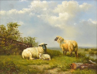 Lot 257 - Contemporary, Sheep in a landscape