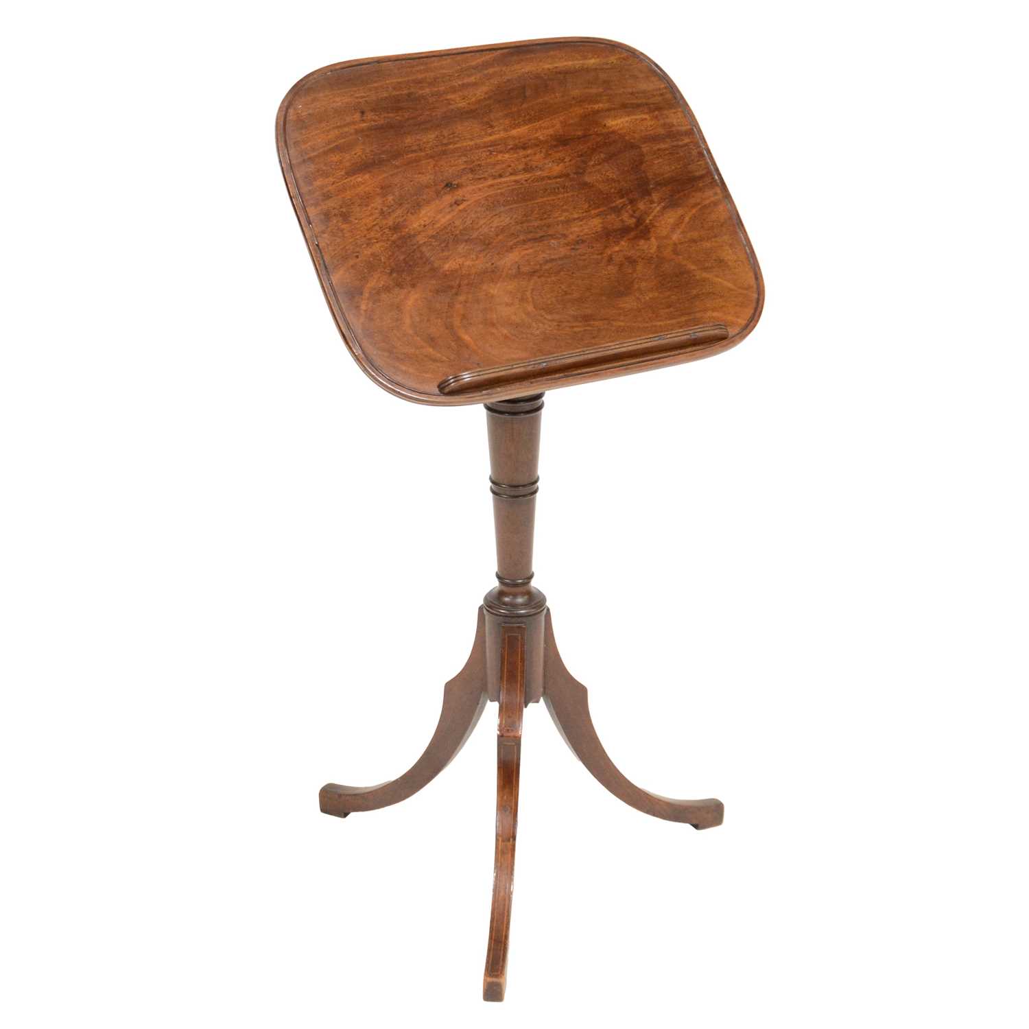 Lot 445 - Victorian mahogany reading table,