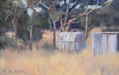 Lot 397 - David S Lake, Small farm outbuilding, and another work In Wattle Flat