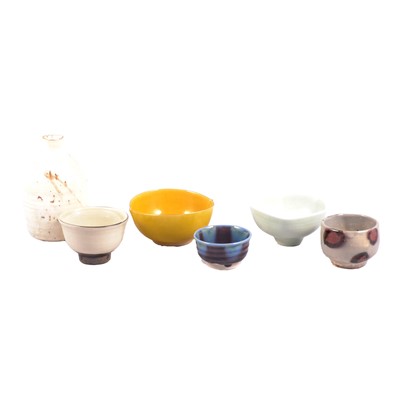 Lot 137 - Collection of contemporary Japanese stoneware and porcelain ceramics