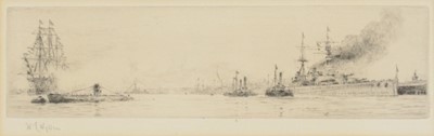 Lot 281 - William Lionel Wyllie, Renown at Portsmouth