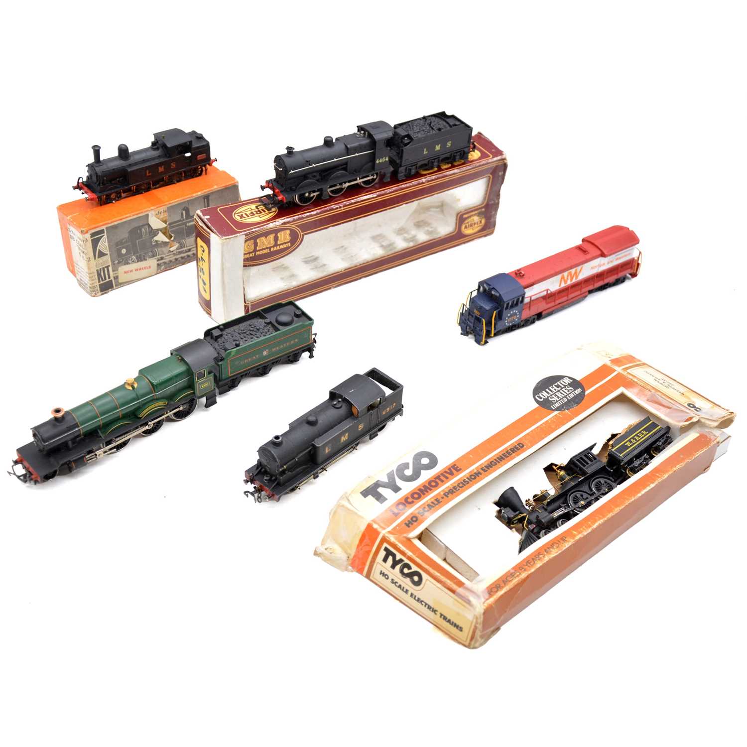 Lot 478 - Six OO and HO gauge locomotives, including