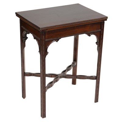 Lot 507 - Edwardian mahogany card table