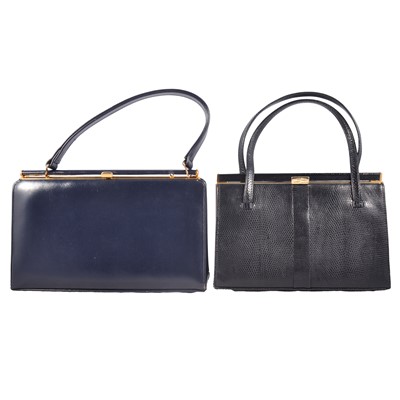 Lot 176 - Mappin & Webb - a vintage handbag and another similar.